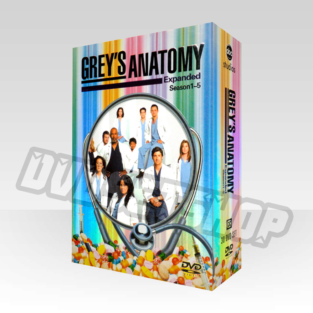 Grey's Anatomy Seasons 1-5 DVD Boxset
