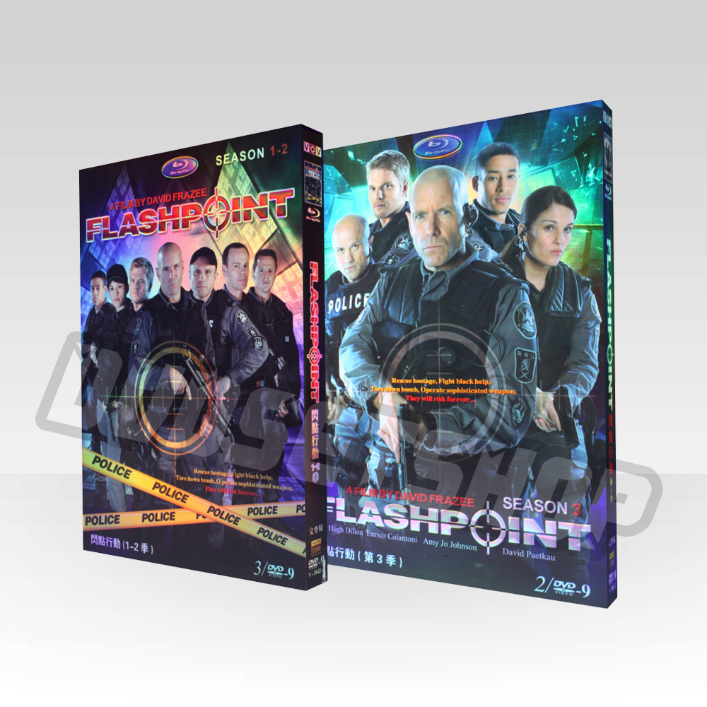 Flashpoint Seasons 1-3 DVD Boxset-D9