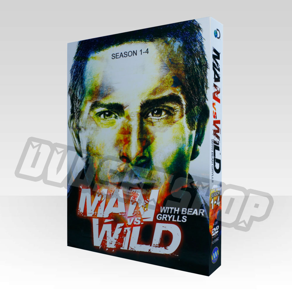 Man Vs Wild Seasons 1-4 DVD Boxset