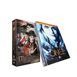 Once Upon A Time Season 1 & Merlin Seasons 1-4 DVD Boxset