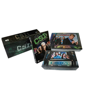 CSI Complete Series DVD Boxset - Las Vegas 1-14, Miami 1-10, New York 1-8