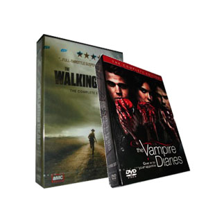 The Walking Dead Season 2 & The Vampire Diaries Season 3 DVD Boxset