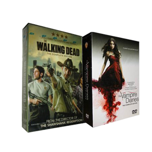 The Vampire Diaries Seasons 1-3 & The Walking Dead Seasons 1-2 DVD Boxset