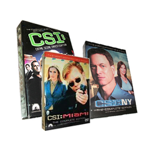 CSI Lasvegas Season 14 & CSI: NY Season 9 & CSI Miami Season 10 DVD Boxset