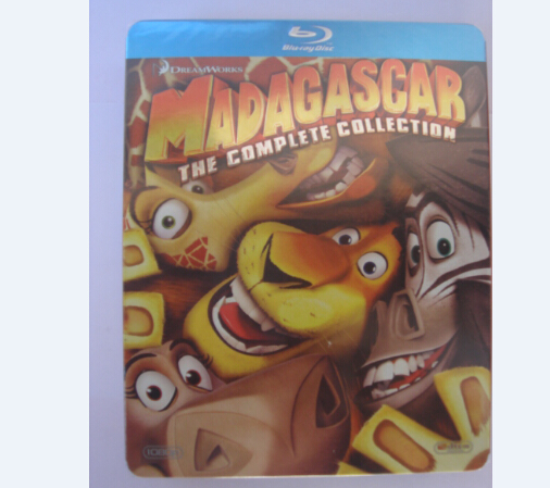 Madagascar Complete 1-3 DVD Boxset [Blu-ray]